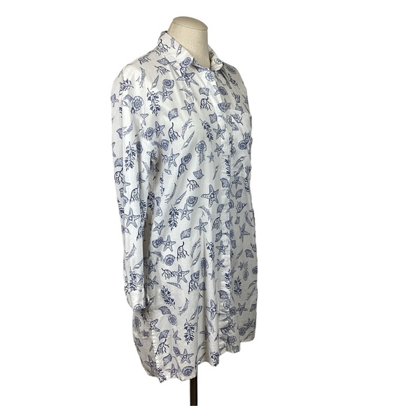 LCW MODEST LC Waikiki Cotton Loose Fit Button Dress - Picture 3 of 10